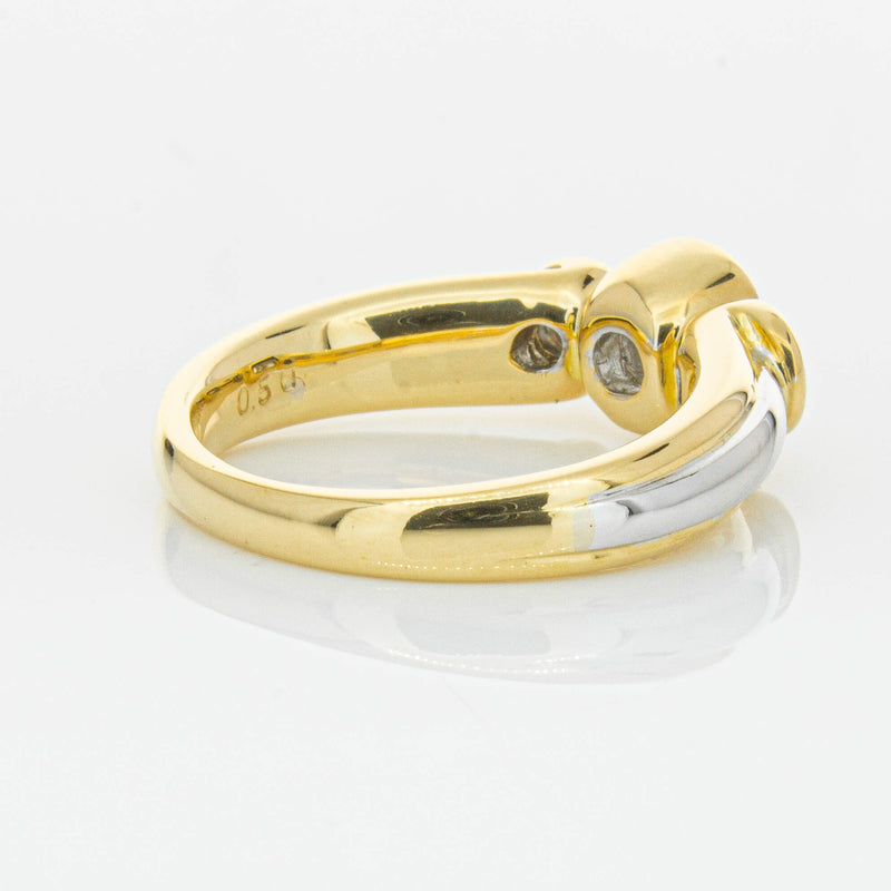 Deja Vu 18ct Yellow & White Gold .50ct Diamond Ring-Ring-Walker & Hall