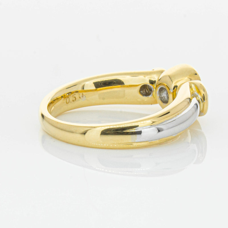 Deja Vu 18ct Yellow & White Gold .50ct Diamond Ring-Ring-Walker & Hall