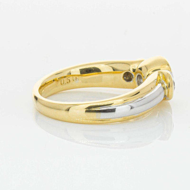 Deja Vu 18ct Yellow & White Gold .50ct Diamond Ring-Ring-Walker & Hall