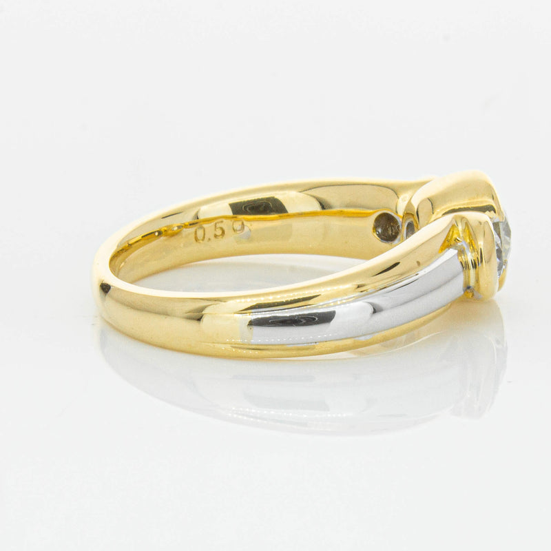 Deja Vu 18ct Yellow & White Gold .50ct Diamond Ring-Ring-Walker & Hall