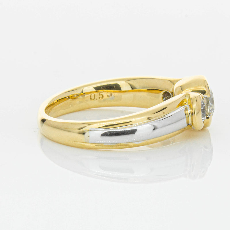 Deja Vu 18ct Yellow & White Gold .50ct Diamond Ring-Ring-Walker & Hall