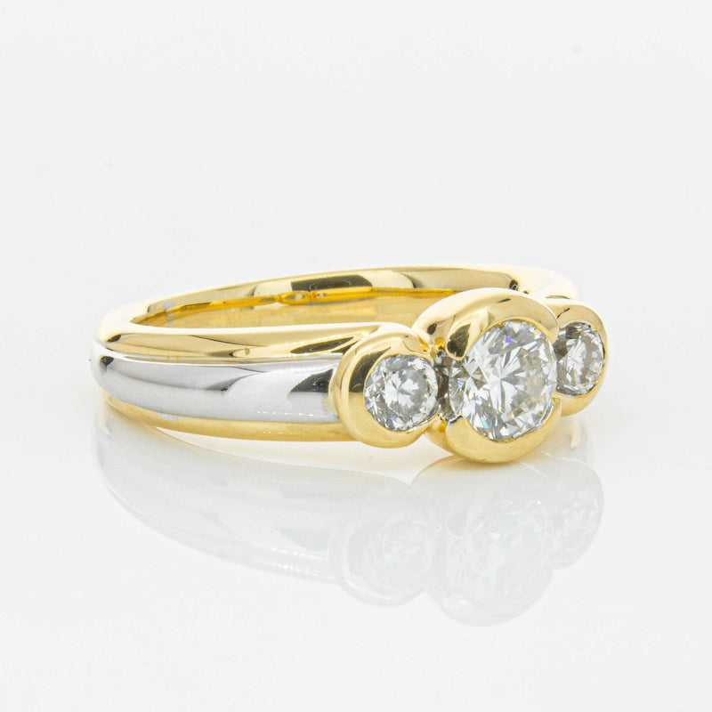 Deja Vu 18ct Yellow & White Gold .50ct Diamond Ring-Ring-Walker & Hall