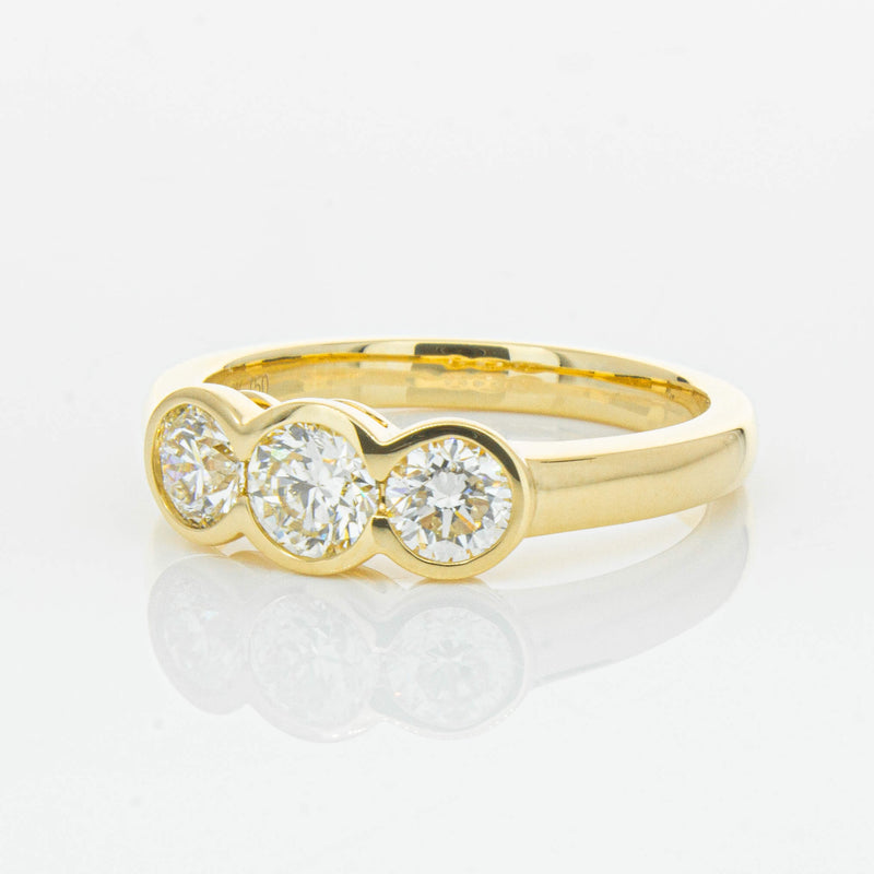 18ct Yellow Gold 1.00ct Reclaimed Diamond Natalia Ring-Ring-Walker & Hall