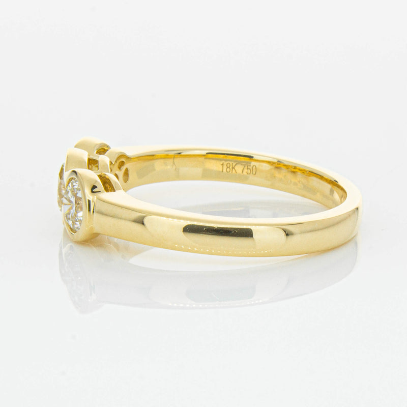 18ct Yellow Gold 1.00ct Reclaimed Diamond Natalia Ring-Ring-Walker & Hall