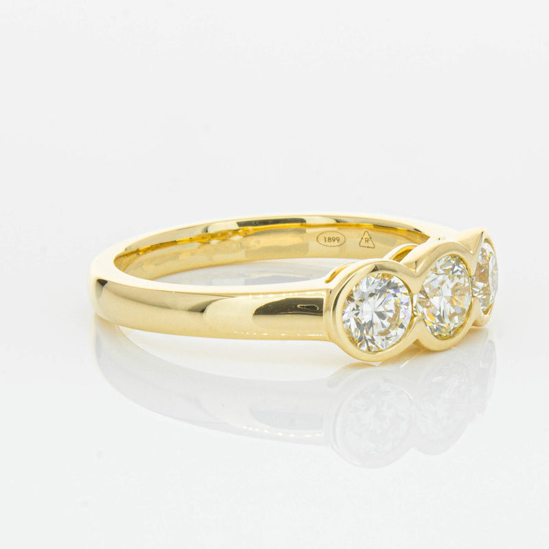 18ct Yellow Gold 1.00ct Reclaimed Diamond Natalia Ring-Ring-Walker & Hall