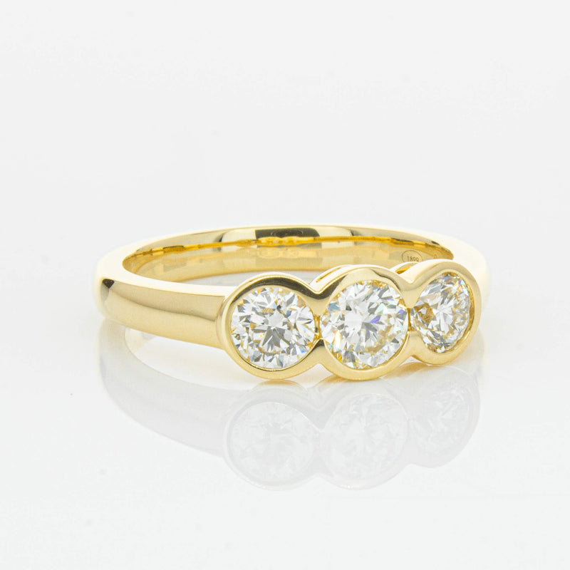 18ct Yellow Gold 1.00ct Reclaimed Diamond Natalia Ring-Ring-Walker & Hall
