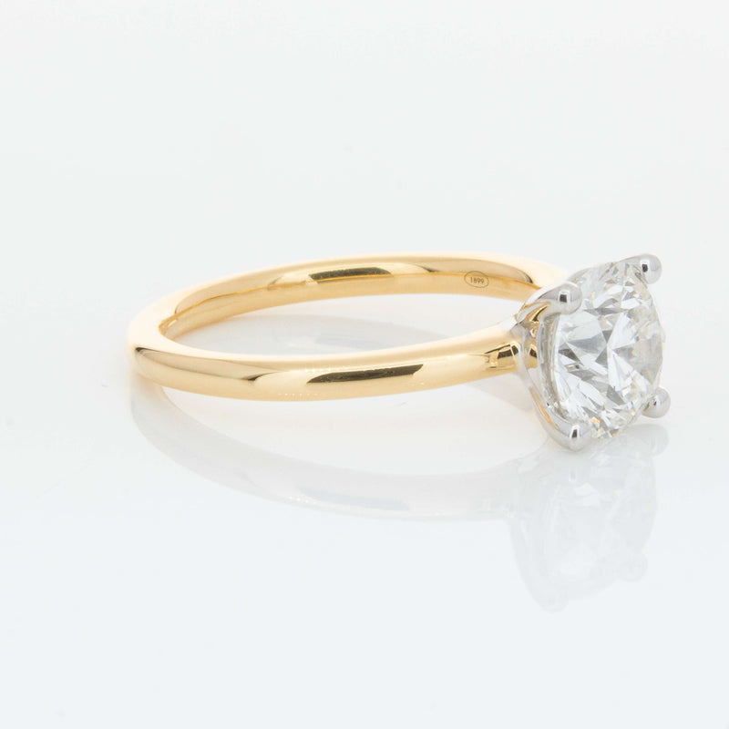 18ct Yellow Gold 1.70ct Diamond Melba Ring-Ring-Walker & Hall