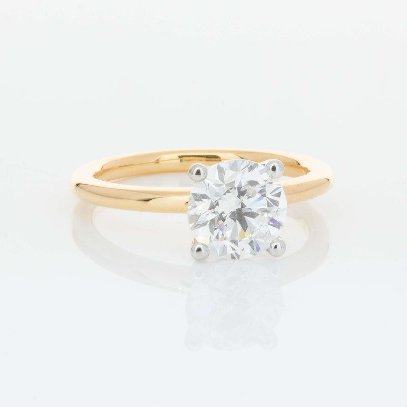 18ct Yellow Gold 1.70ct Diamond Melba Ring-Ring-Walker & Hall