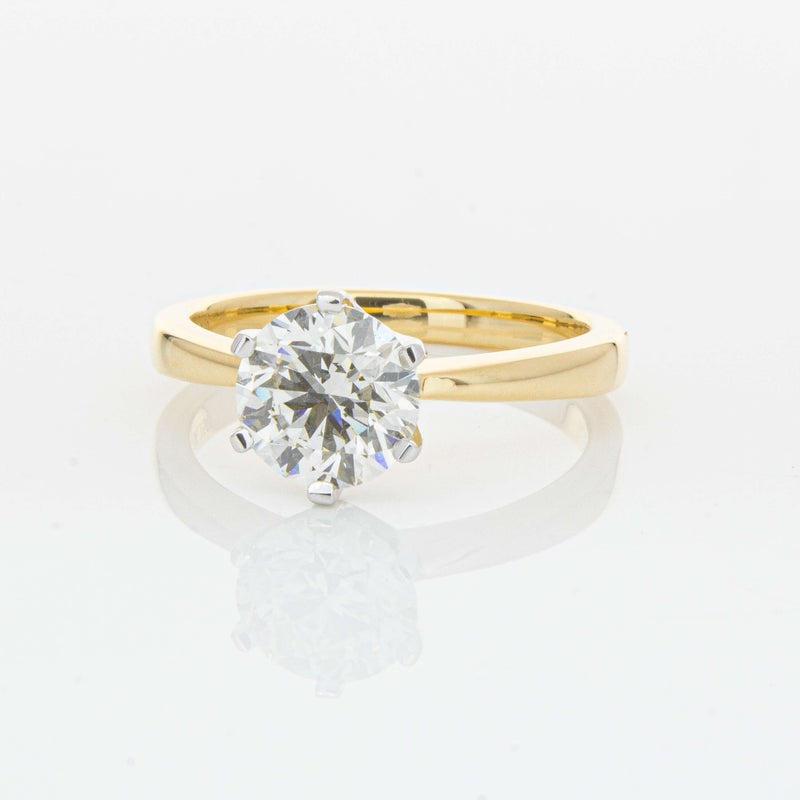 18ct Yellow Gold 1.60ct Diamond Nova Ring-Ring-Walker & Hall