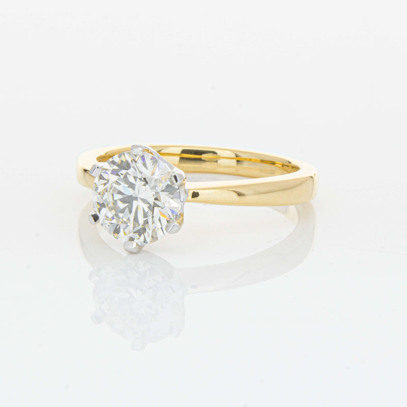 18ct Yellow Gold 1.60ct Diamond Nova Ring-Ring-Walker & Hall