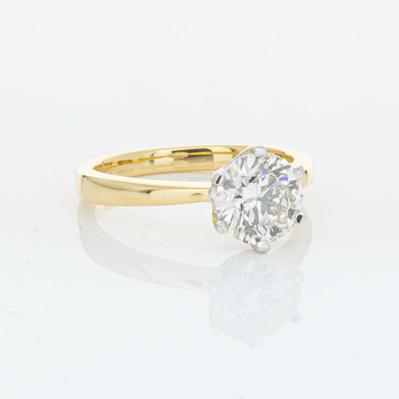 18ct Yellow Gold 1.60ct Diamond Nova Ring-Ring-Walker & Hall