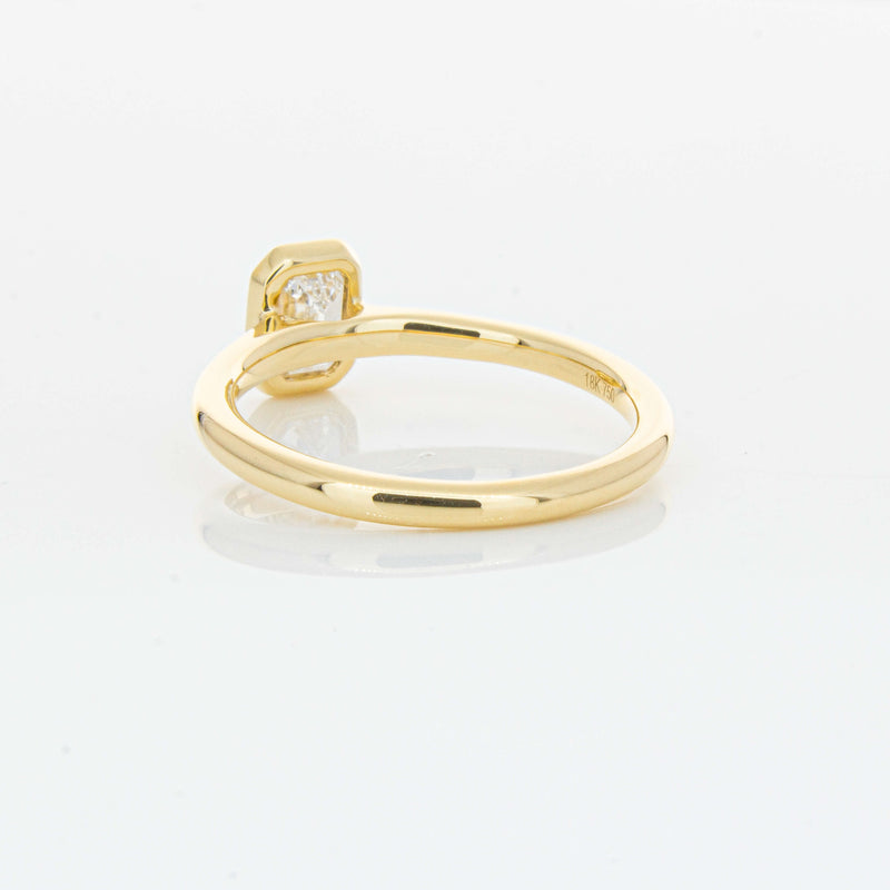 18ct Yellow Gold .70ct Emerald Cut Diamond Natalia Ring-Ring-Walker & Hall