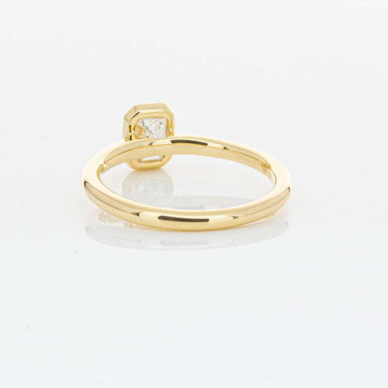 18ct Yellow Gold .70ct Emerald Cut Diamond Natalia Ring-Ring-Walker & Hall