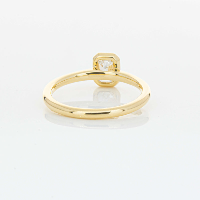 18ct Yellow Gold .70ct Emerald Cut Diamond Natalia Ring-Ring-Walker & Hall