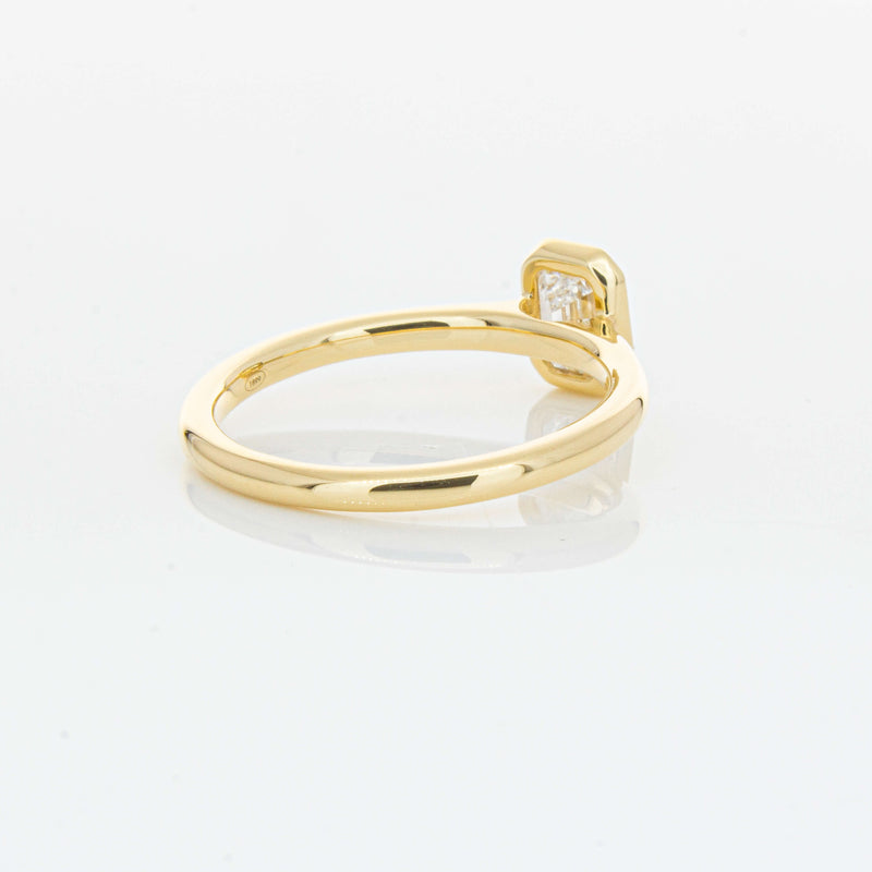 18ct Yellow Gold .70ct Emerald Cut Diamond Natalia Ring-Ring-Walker & Hall