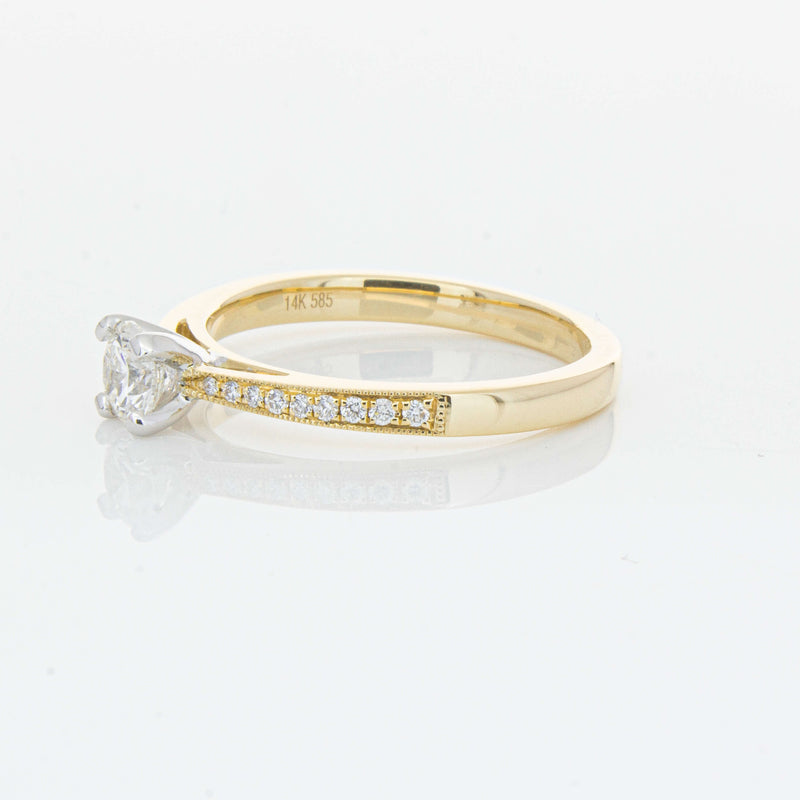 14ct Yellow Gold .40ct Diamond Helena Ring-Ring-Walker & Hall