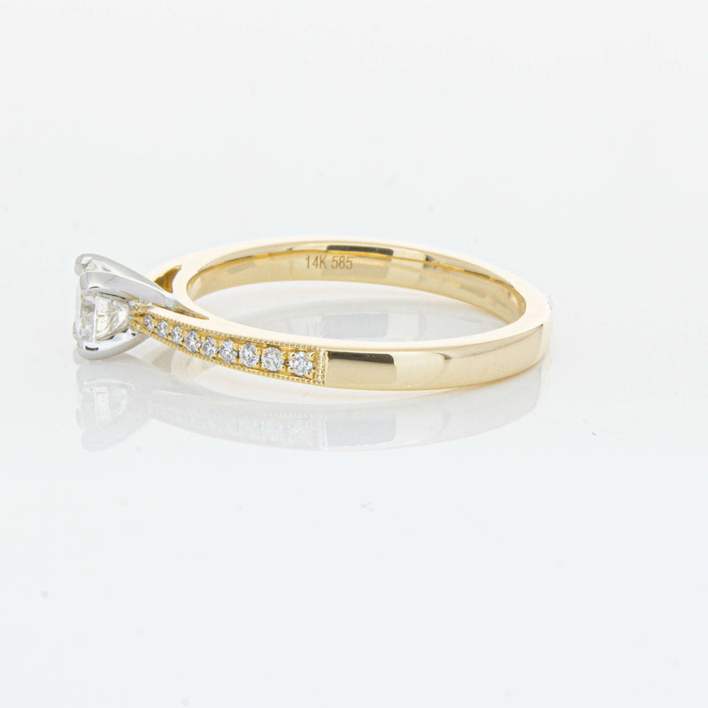 14ct Yellow Gold .40ct Diamond Helena Ring-Ring-Walker & Hall