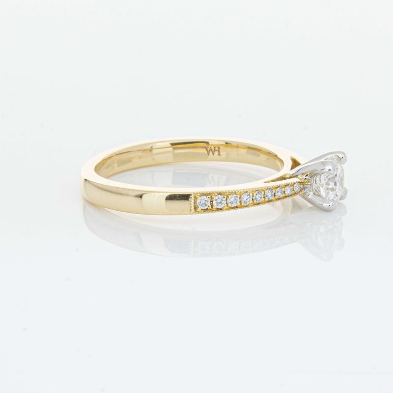 14ct Yellow Gold .40ct Diamond Helena Ring-Ring-Walker & Hall