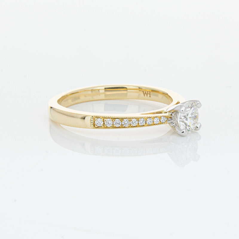 14ct Yellow Gold .40ct Diamond Helena Ring-Ring-Walker & Hall