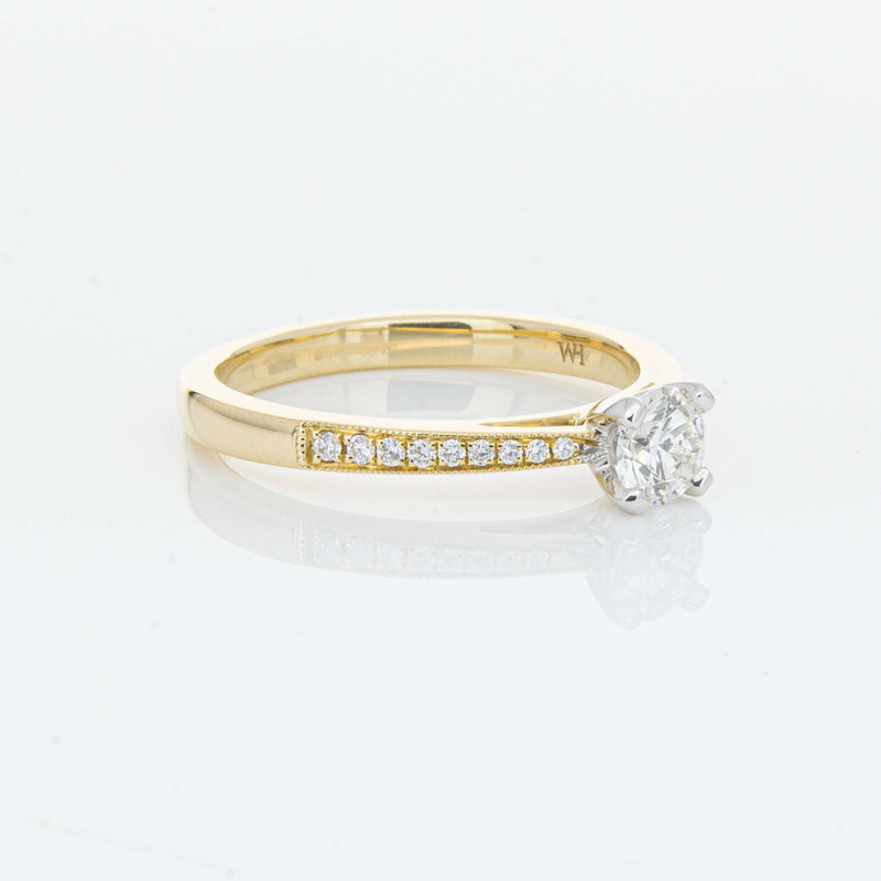 14ct Yellow Gold .40ct Diamond Helena Ring-Ring-Walker & Hall