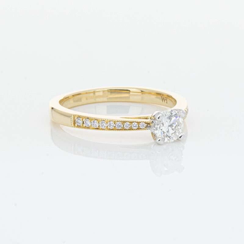 14ct Yellow Gold .40ct Diamond Helena Ring-Ring-Walker & Hall