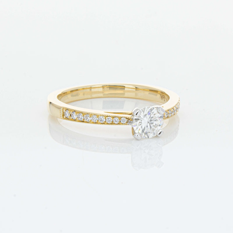 14ct Yellow Gold .40ct Diamond Helena Ring-Ring-Walker & Hall