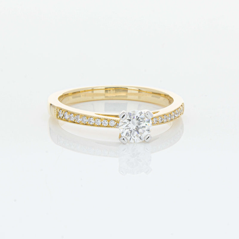 14ct Yellow Gold .40ct Diamond Helena Ring-Ring-Walker & Hall