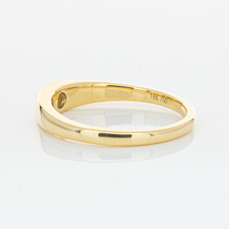 18ct Yellow Gold .16ct Diamond Gypsy Ring-Ring-Walker & Hall