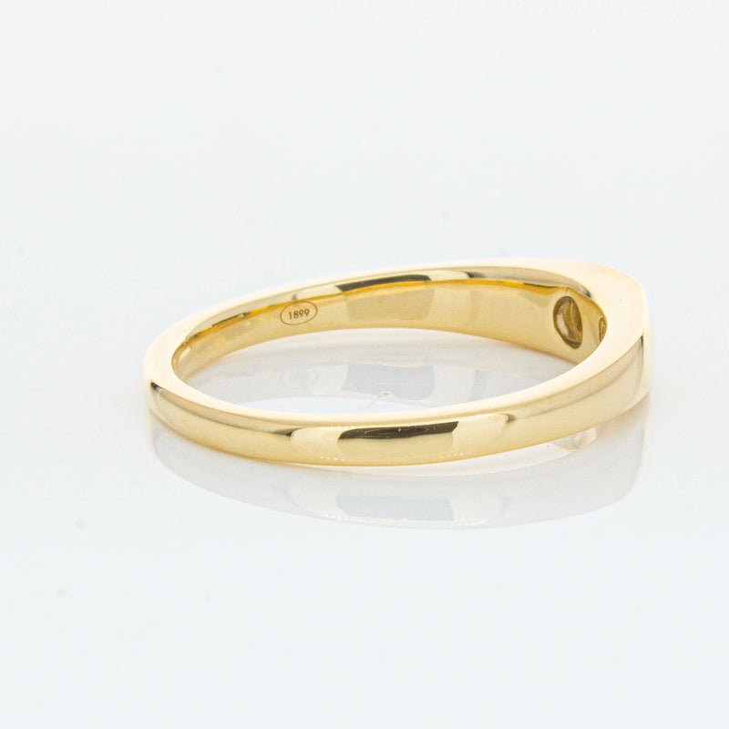 18ct Yellow Gold .16ct Diamond Gypsy Ring-Ring-Walker & Hall