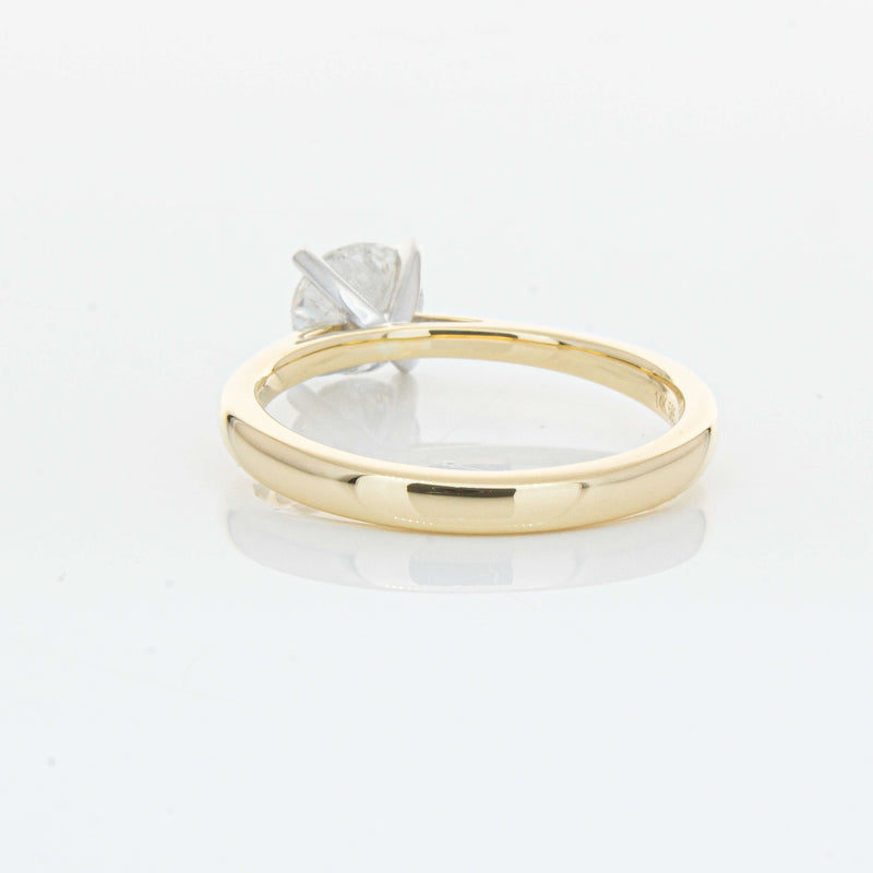 14ct Yellow Gold 1.00ct Diamond Luna Ring-Ring-Walker & Hall