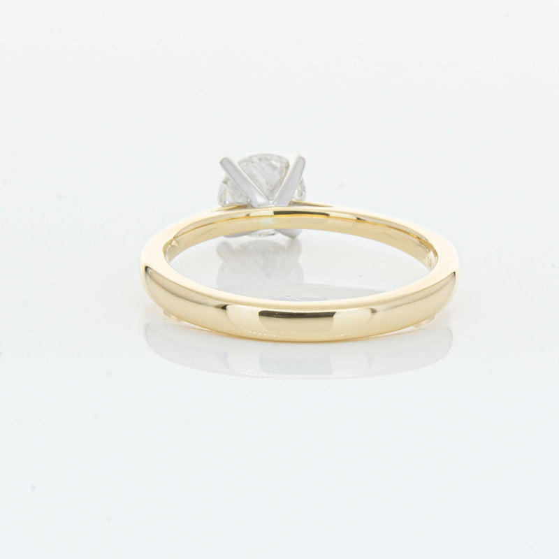 14ct Yellow Gold 1.00ct Diamond Luna Ring-Ring-Walker & Hall