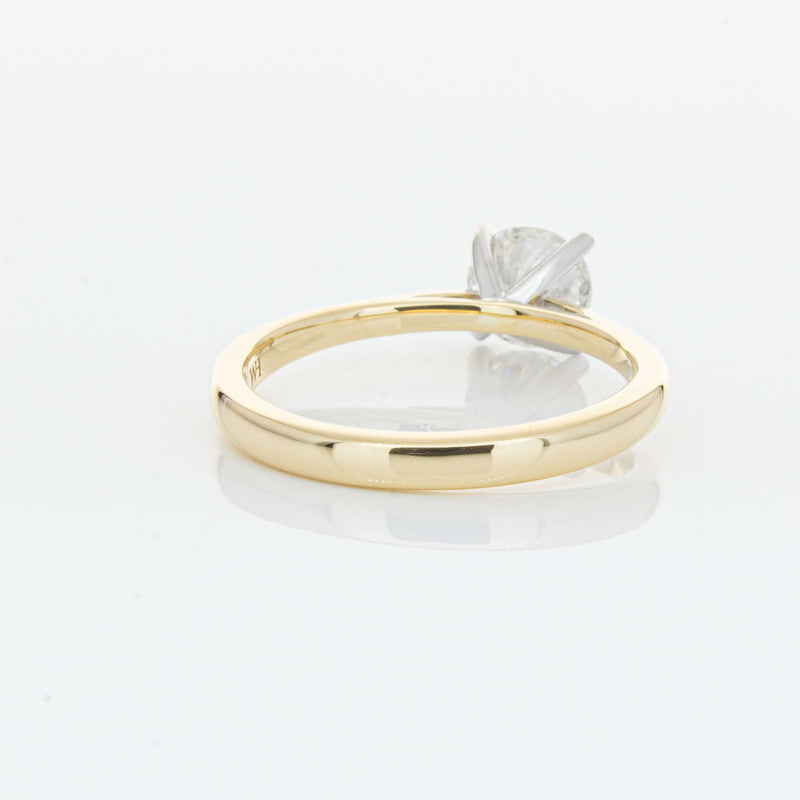 14ct Yellow Gold 1.00ct Diamond Luna Ring-Ring-Walker & Hall