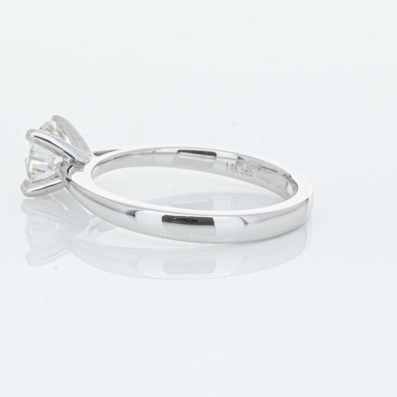 14ct White Gold 1.00ct Diamond Luna Ring-Ring-Walker & Hall