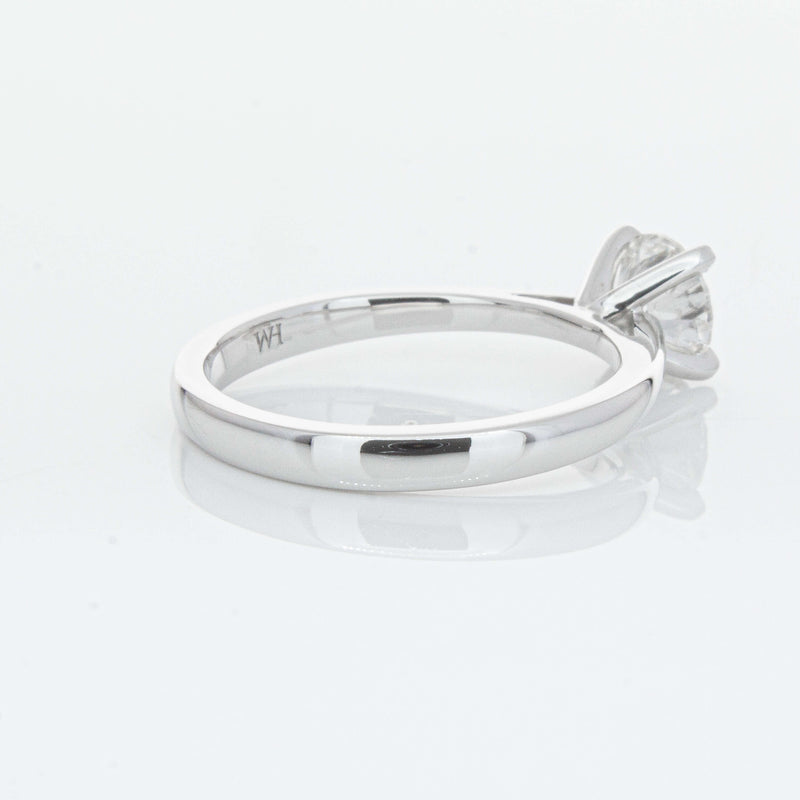 14ct White Gold 1.00ct Diamond Luna Ring-Ring-Walker & Hall