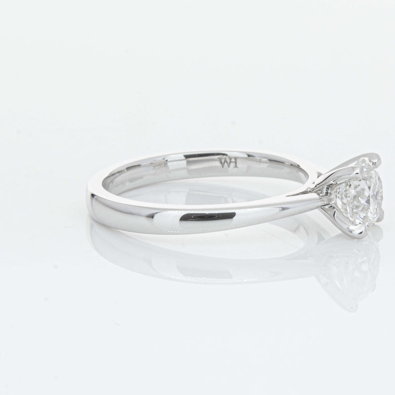 14ct White Gold 1.00ct Diamond Luna Ring-Ring-Walker & Hall