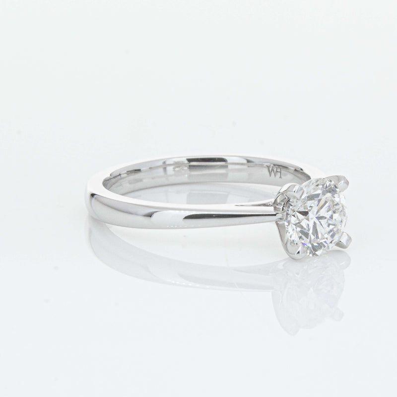 14ct White Gold 1.00ct Diamond Luna Ring-Ring-Walker & Hall