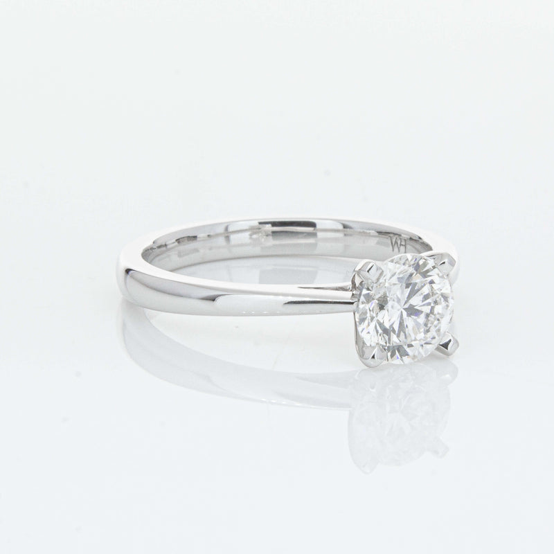 14ct White Gold 1.00ct Diamond Luna Ring-Ring-Walker & Hall