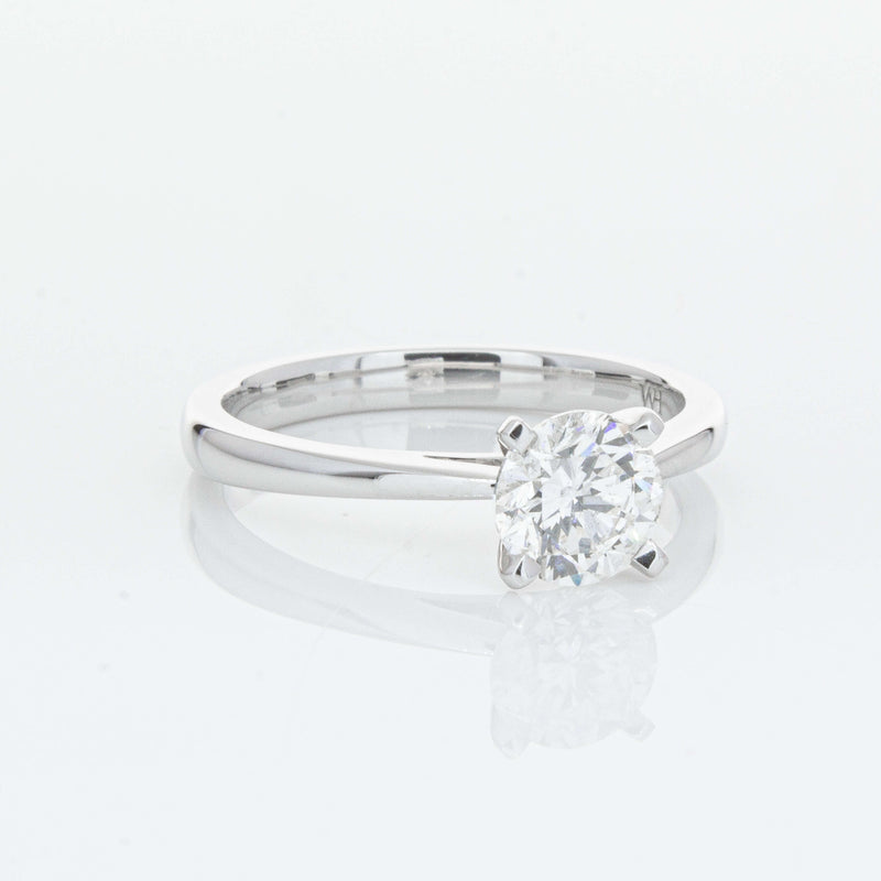 14ct White Gold 1.00ct Diamond Luna Ring-Ring-Walker & Hall