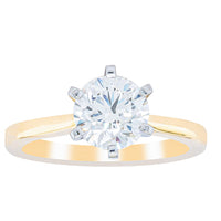 18ct Yellow Gold 1.50ct Diamond Capri Ring-Ring-Walker & Hall