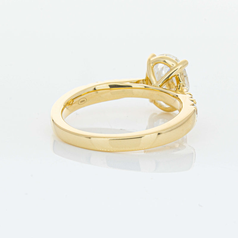 18ct Yellow Gold 2.01ct Oval Diamond Phoenix Ring-Ring-Walker & Hall