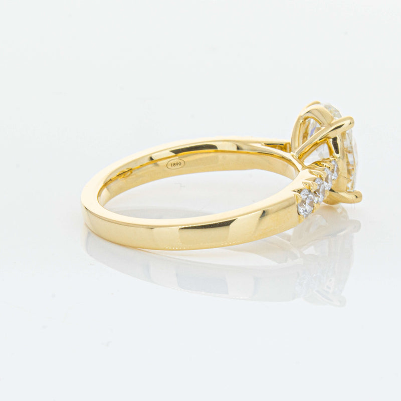 18ct Yellow Gold 2.01ct Oval Diamond Phoenix Ring-Ring-Walker & Hall