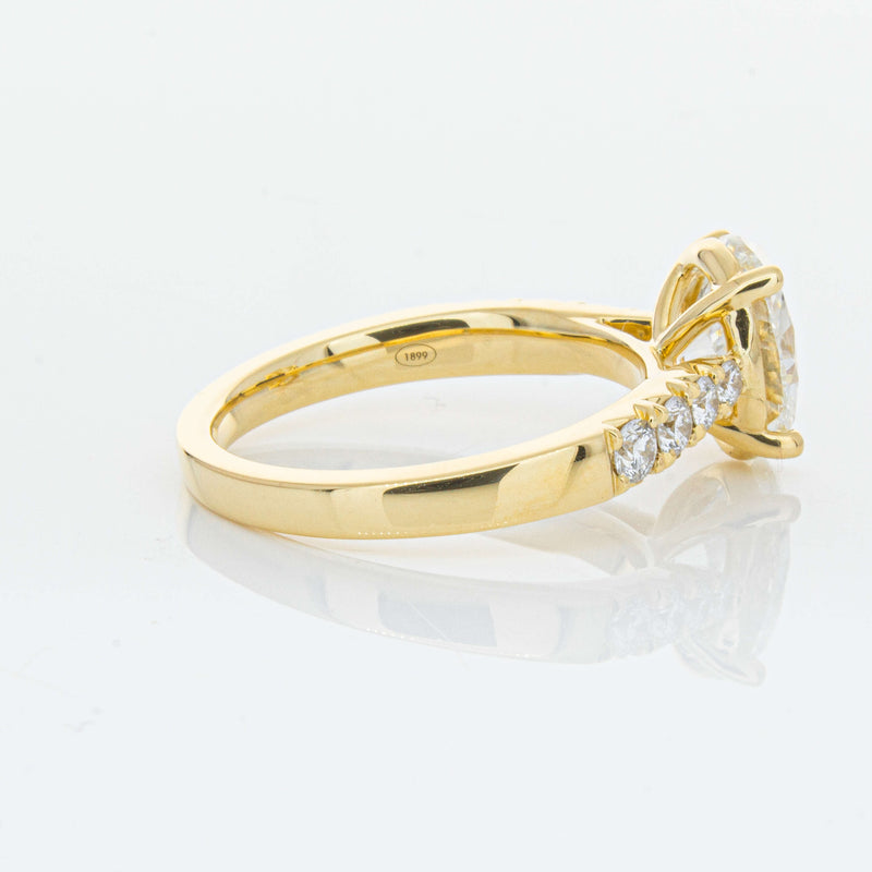 18ct Yellow Gold 2.01ct Oval Diamond Phoenix Ring-Ring-Walker & Hall