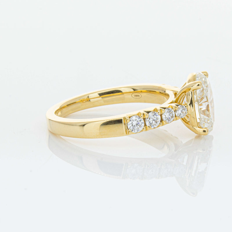 18ct Yellow Gold 2.01ct Oval Diamond Phoenix Ring-Ring-Walker & Hall