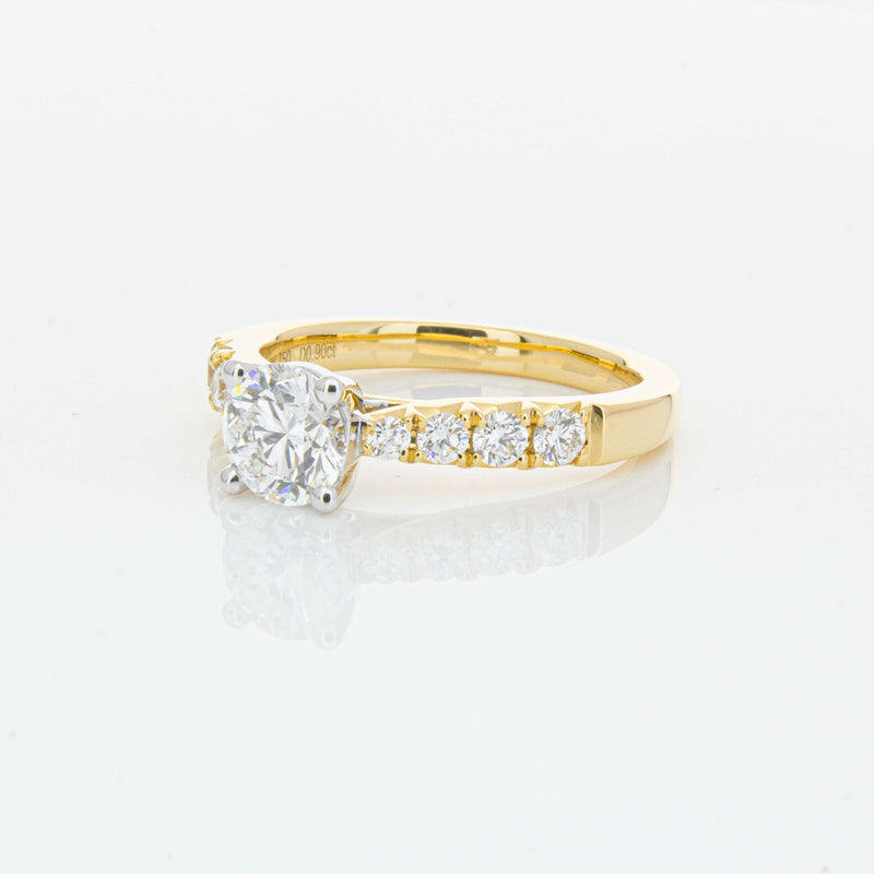 18ct Yellow Gold .90ct Diamond Phoenix Ring-Ring-Walker & Hall