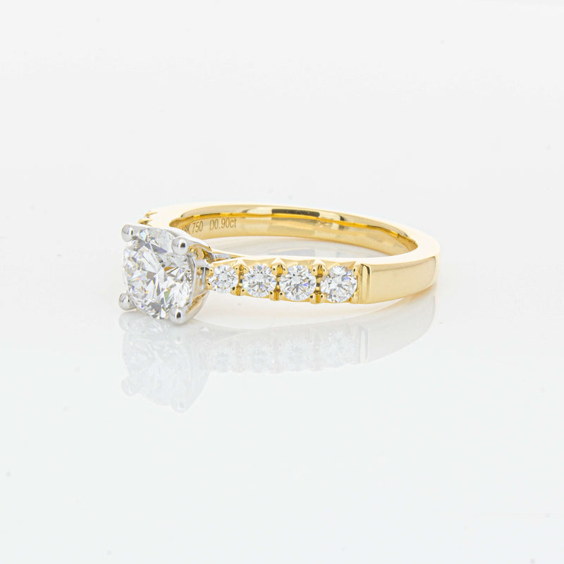 18ct Yellow Gold .90ct Diamond Phoenix Ring-Ring-Walker & Hall