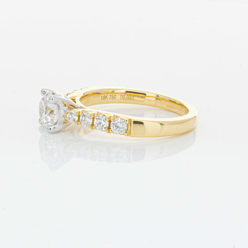 18ct Yellow Gold .90ct Diamond Phoenix Ring-Ring-Walker & Hall