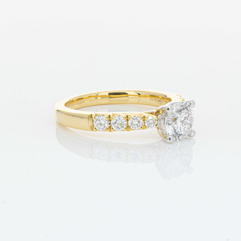 18ct Yellow Gold .90ct Diamond Phoenix Ring-Ring-Walker & Hall