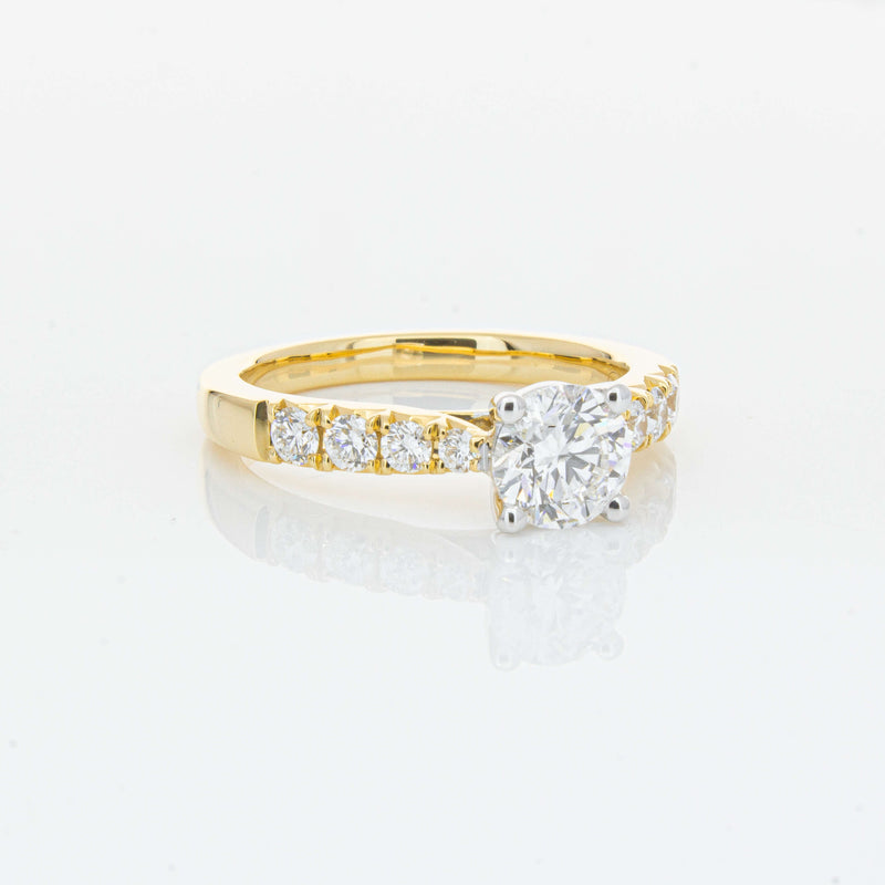 18ct Yellow Gold .90ct Diamond Phoenix Ring-Ring-Walker & Hall