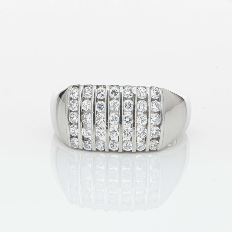 Deja Vu Platinum .70ct Diamond Ring-Ring-Walker & Hall