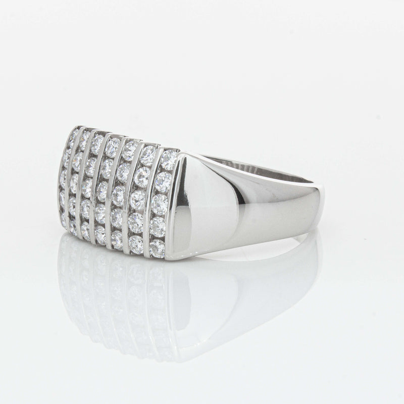 Deja Vu Platinum .70ct Diamond Ring-Ring-Walker & Hall